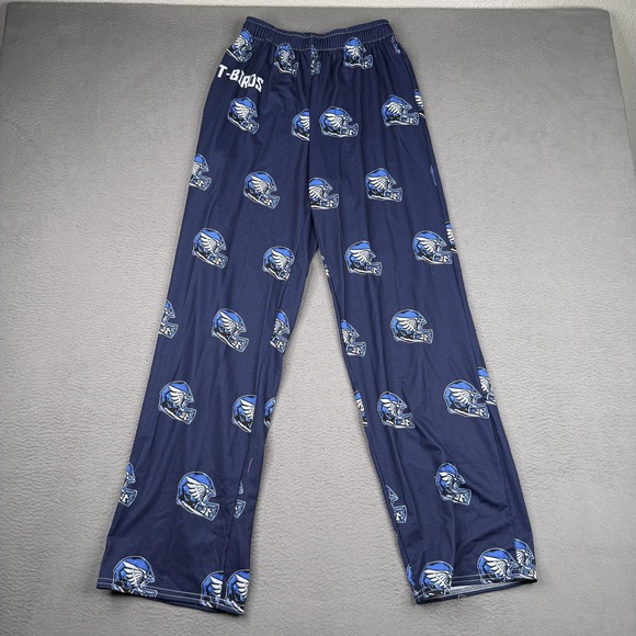 Source Unknown Other - T-Birds Pajama Pants Mens XS Blue Football Helmet Print Lounge Sleep Pajamas